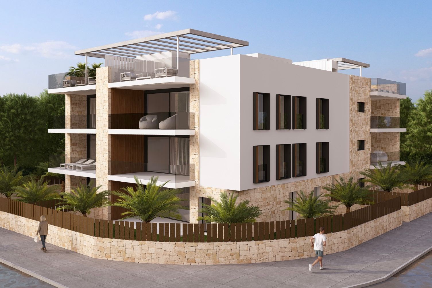 Promoción de obra nueva en Jávea con viviendas de 3 dormitorios y terrazas Nusa Dua