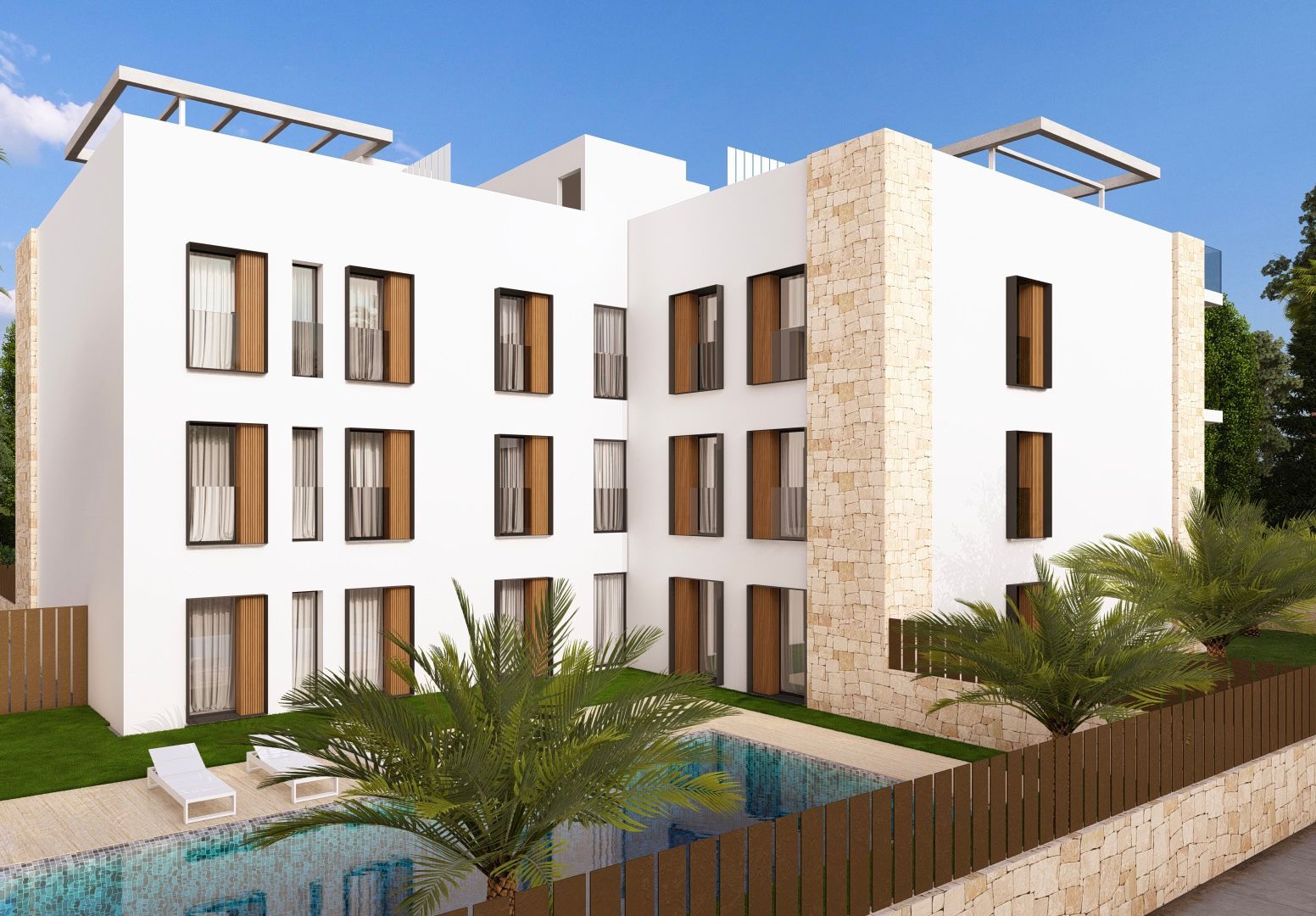 Residencial Nusa Dua en Jávea viviendas modernas cerca del mar en Costa Blanca