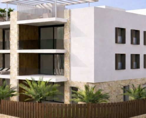 viviendas de obra nueva en Jávea con diseño contemporáneo y terrazas privadas